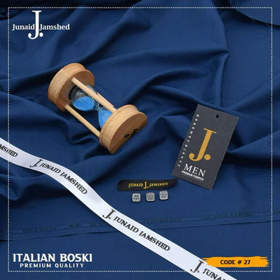 J.Junaid Jamshaed Summer wash and Wear premium volume Royal blue
