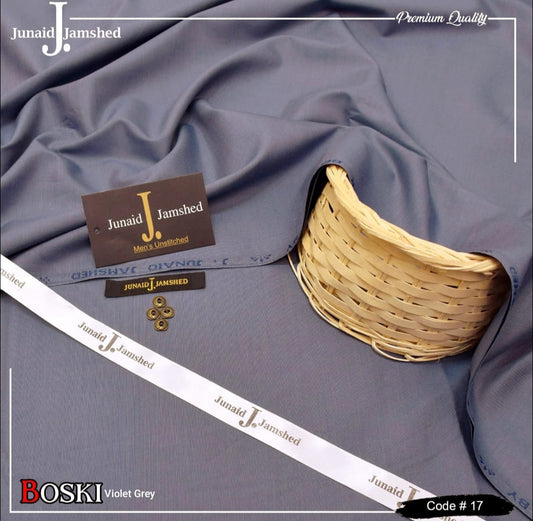 J.Junaid Jamshaed Summer wash and Wear premium volume Violet Grey