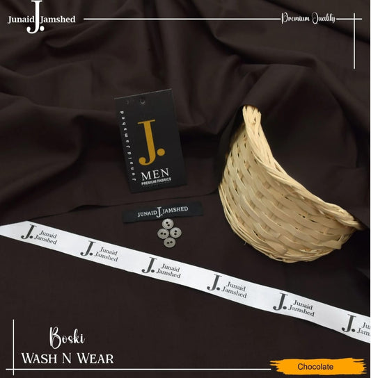 J.Junaid Jamshaed Summer wash and Wear premium volume chocolate
